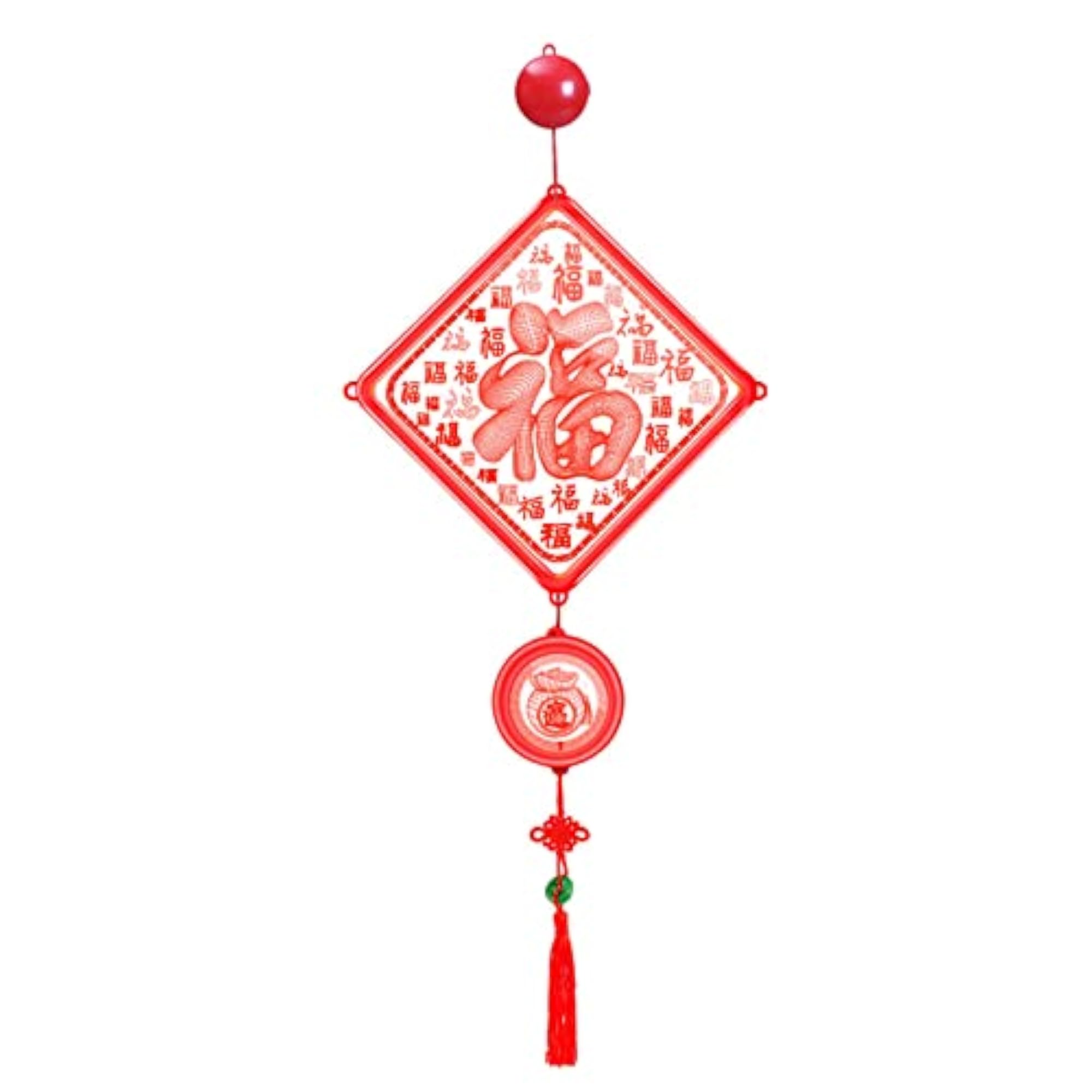 Chinese LED New Year Suction Cup Light